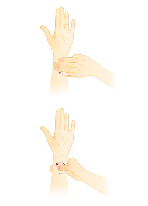 To massage this pressure point:  1. Place three fingers across the wrist.  2. Put your thumb under your index finger.  3. Rub this point in a firm, circular motion for two to three minutes.  4. Repeat on the other wrist.   Share on Pinterest How To Stop Vomit, Vomit Remedies, Remedies For Throwing Up, Breakfast Furniture, Upset Stomach Remedy, Hangover Headache, Stomach Remedies, Getting Pregnant Tips, Stomach Bug