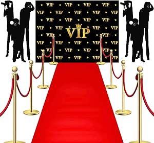 Red Carpet Party Decorations, Movie Banner, Red Carpet Background, Red Carpet Backdrop, Cinema Party, Backdrop For Birthday Party, Hollywood Party Theme, Red Carpet Party, Movie Themed Party