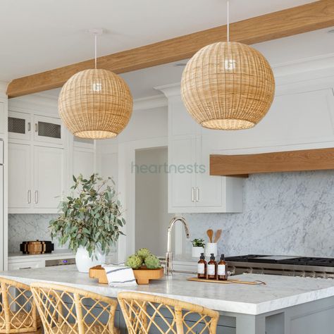 Coastal Pendant Lights, Coastal Pendant, Coastal Pendant Lighting, Rattan Light, Wicker Pendant Light, Rattan Pendant, Rattan Pendant Light, Single Pendant Lighting, Lighting Trends