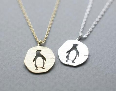 Penguin Pendant, Thick Gold Band, Penguin Jewelry, Big Diamond Rings, Simple Silver Earrings, Cross Necklace Sideways, Cross Ring, Bow Earrings, Sell Handmade