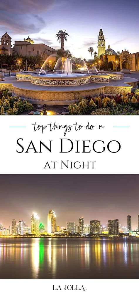 Going out in the evening in San Diego is fun for couples and families alike. Here are my top picks for nighttime activities in America’s finest city. San Diego Activities, San Diego Attractions, San Diego Vacation, Hotel Del Coronado, San Diego Travel, Destination Ideas, San Diego Beach, Downtown San Diego, San Diego Zoo