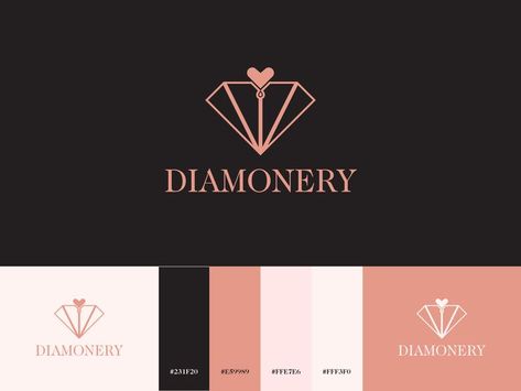 Luxury Color Palette, Logo Design Color, Logo Design Color Palette, Design Color Palette, Color Pallete, Color Palette Design, Jewelry Images, Brand Identity Design, High Class