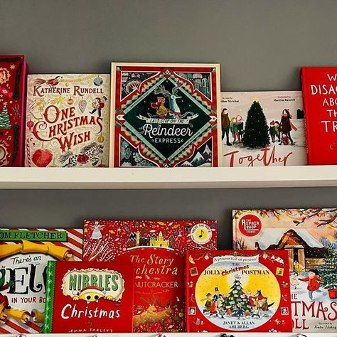 Gina on Instagram: "🎄 ᔕᑌᑎᗪᗩY ᔕᕼEᒪᖴIE 🎄 It’s the last week of our colour themed festive shelves. This one featuring all the reds. We have another week of school before we break up for the holidays here, finishing on 22nd. What’s the situation where you are, have you finished yet? #sundayshelfie #shelfiesunday #shelfietheme #sundaybookshelf #bookshelfie #bookcollection #bookshelves #themedshelfie #RaisingReaders #RaisingBookworms #kidsbookstagram #kidsbookshelves #bookshelfie #picturebookshelfie #picturebooks #PictureBookstagram #festiveshelves #festiveshelfie #ChristmasBooks #christmasshelfie #christmasshelves #ChristmasPictureBooks #christmasboardbooks #redbooks #redchristmasbooks #redshelves" Holiday Bookshelves, Christmas Picture Books, Red Shelves, Book Corners, Bookshelves Kids, Red Books, Homeschool Activities, Children's Literature, Board Books