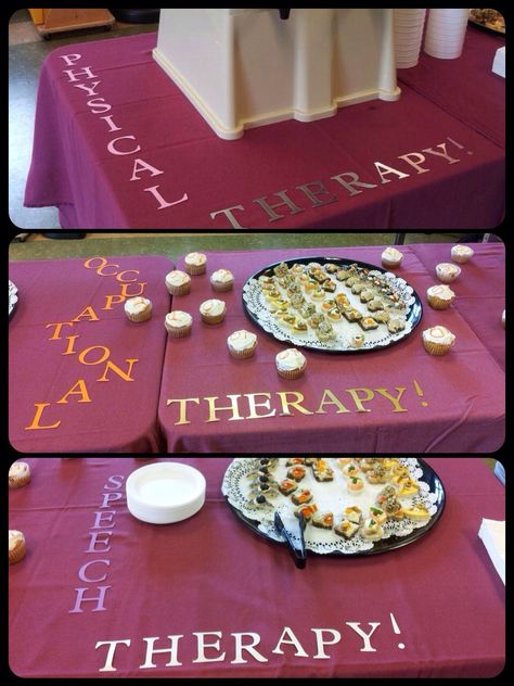 Table decorating tips for National Rehabilitation Awareness Week by #TeamAwesome at McAuley. National Rehabilitation Awareness Week Ideas, Babymoon Photos, Table Decorating, Grad Party, Grad Parties, Decorating Tips, Thank You Gifts, Graduation Party, Cupcake Cakes