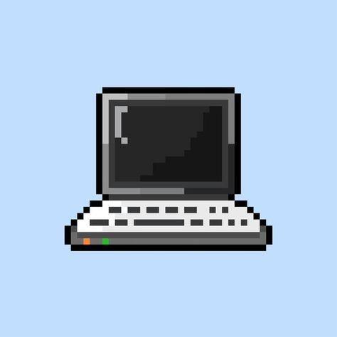 Pixel Computer Icons, Game Widget, Pixel Computer, Pixelated Icons, Pc Icon, Computer Pixel Art, Computer Images, Top Down Game, Computer Vector