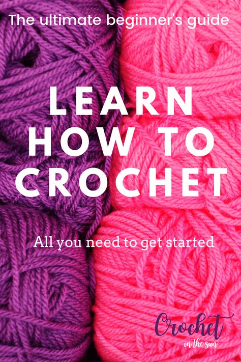 Learn Crochet Beginner, Crochet Loop, Beginning Crochet, Crochet Outfits, Beginner Crochet Tutorial, Crochet Geek, Beginner Crochet Projects, Patterns Ideas, Crochet Lessons