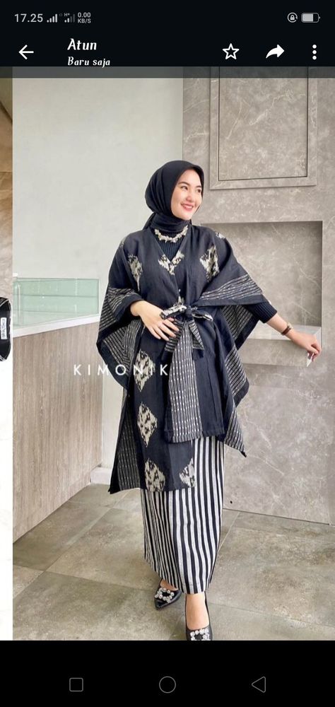 Batik Fashion Hijab, Hijab Outer, Hijab Kondangan, Outer Hijab, Outer Batik, Kondangan Outfit, Batik Fashion, Casual Hijab, Casual Hijab Outfit