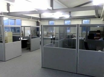 Low Height Partition - Design Tech Enterprises Sustainable Building Design, Office Dividers, Movable Walls, Modular Office, Office Fit Out, Office Partition, Partition Design, Interior D, Improve Productivity