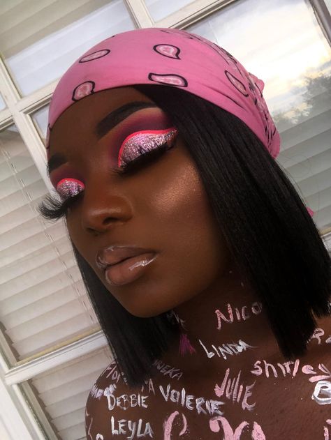 Pink And Brown Eyeshadow Looks, Makeup Tutorial For School, Makeup Tutorial Black, Makeup Tutorial Videos, Flawless Face Makeup, Birthday Makeup Looks, Face Beat Makeup, Brown Girls Makeup, Glitter Makeup Looks