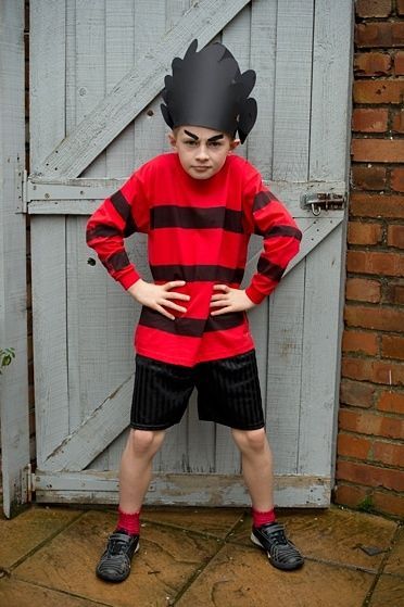 Dennis the Menace costume idea Dennis The Menace Costume, Boys Book Character Costumes, Mary Poppins Kostüm, World Book Day Costume Ideas, Kids Book Character Costumes, World Book Day Costume, Storybook Character Costumes, Book Characters Dress Up