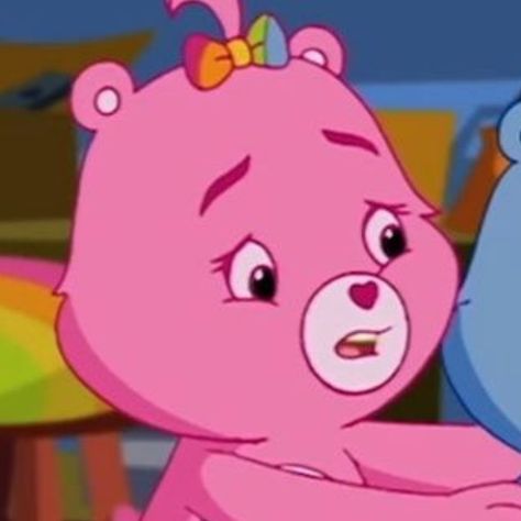 Care Bear Matching Pfp, Care Bears Matching Pfp, Rainbow Ideas, Bear Aesthetic, Grumpy Bear, Laugh Track, American Greetings, Care Bear, Care Bears