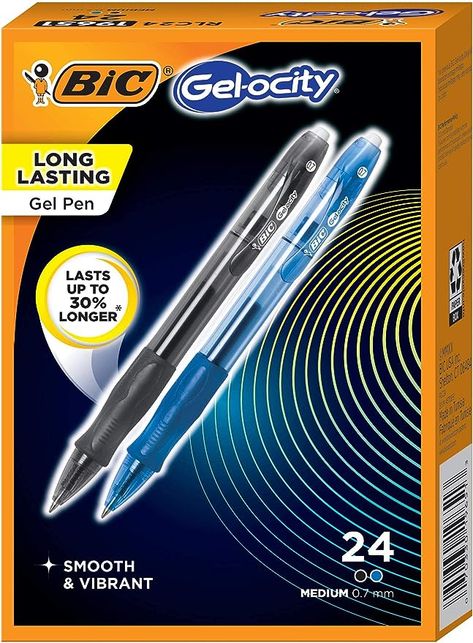 Gel-ocity pens that write amazing! Bic Pens, College Success, Ink Pens, Ink Toner, Back To School Shopping, Pointed Pen, Pen Refills, Rollerball Pen, Start Writing