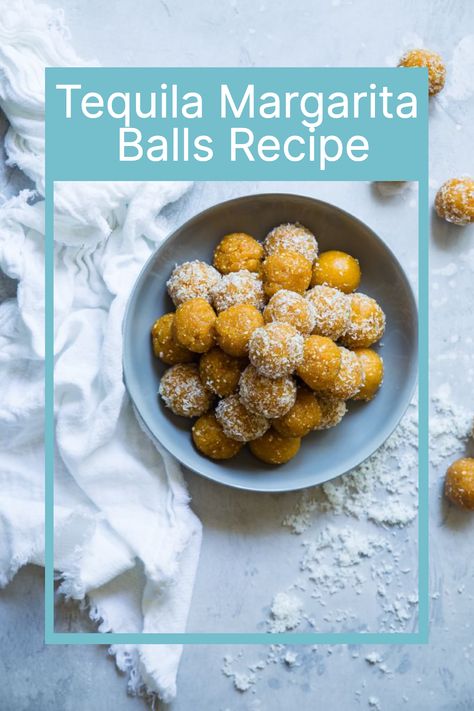 Tequila Margarita Balls Recipe Tequila Truffles, Margarita Balls, Fiesta Desserts, Lime Marmalade, Boozy Treats, Ball Recipes, Tequila Margarita, Vanilla Wafers, Cookie Crumbs