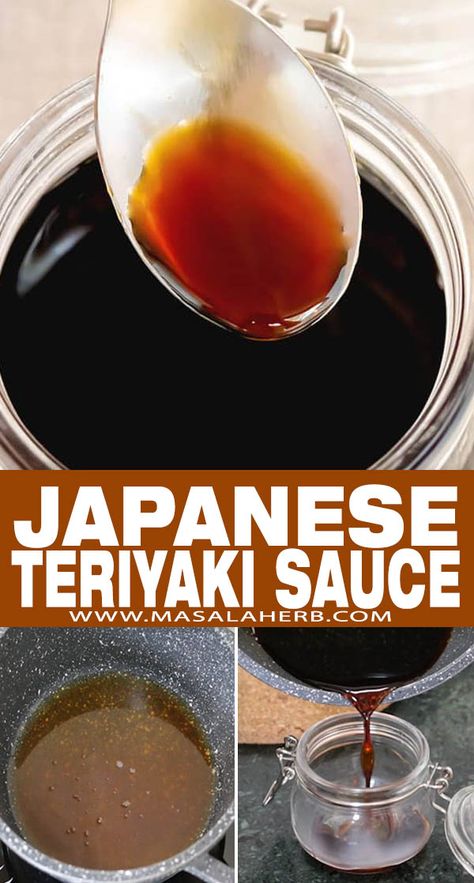 Restaurant Style Teriyaki Sauce, Authentic Japanese Teriyaki Sauce, Edo Japan Teriyaki Sauce, Terriaki Sauce How To Make, Teriyaki Sauce No Cornstarch, Teriyaki Sauce Authentic, Simple Teriyaki Sauce Recipe, Terriaki Sauce Easy, Teppanyaki Sauce Recipes