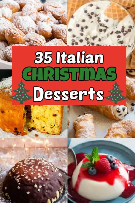 Italian Christmas Desserts - Desserts on a Dime Christmas Italian Desserts, Italian Fruit Desserts, Italian Christmas Cake Recipe, Italian Christmas Food Ideas, Italian Holiday Desserts, Italian Christmas Dessert Recipes, Easy Italian Desserts, Italian Holiday Recipes, Italian Dessert Recipes