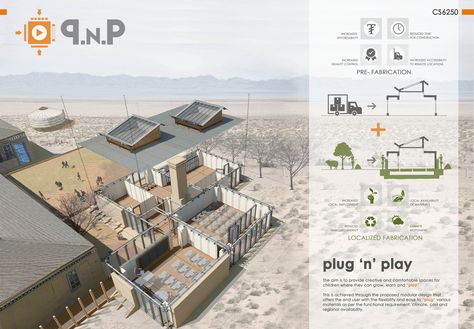 Plug n Play is a modular classroom that can be modified to suit local conditions | Inhabitat - Sustainable Design Innovation, Eco Architecture, Green Building Houses Bathroom, Modular Classroom, Affordable Prefab Homes, Eco Pods, Sustainable Schools, Building Green, Tiny House Kits, Prefab Buildings, Cool School