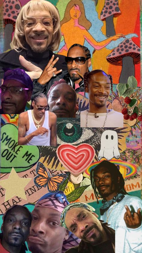 Snoop Poster, Snoop Dog Aesthetic, Snoop Dogg Collage, Playlist Covers Snoop Dog, Kanye West Aesthetic, Snoop Dogg Album Art, West Aesthetic, Dog Collage, Posters Bedroom