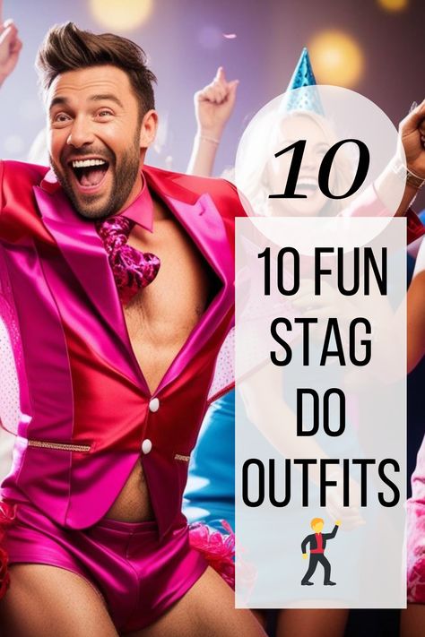 🎉 Planning the Ultimate Stag Do? Get inspired with 10 unique and funny stag do outfits that guarantee an unforgettable night! From classic superheroes to retro sports teams, these ideas add the perfect mix of fun and style to celebrate the groom-to-be. 🕺 We’ve got you covered for the best stag night yet! ✨ 

#StagDoOutfits #BachelorPartyIdeas #FunnyStagCostumes #GroomToBe #PartyOutfits #StagParty #NewcastleStagDo #StagDoPlanning #PartyPlanning 80s Sports, Stag Night, Iconic Movie Characters, Classic Movie Characters, Vintage Gentleman, Chose Outfit, Disco Fever, Classic Comedies, Stag Do