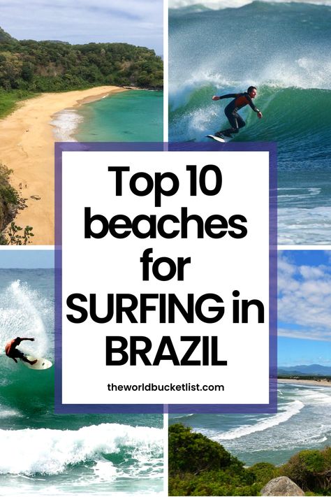 Find out about the beaches for surfing in Brazil. Brazil Surfing, Brazil Beaches, Queen Of The South, Surf Competition, Copacabana Beach, Point Break, Surf Gear, Surf School, Surf Lesson