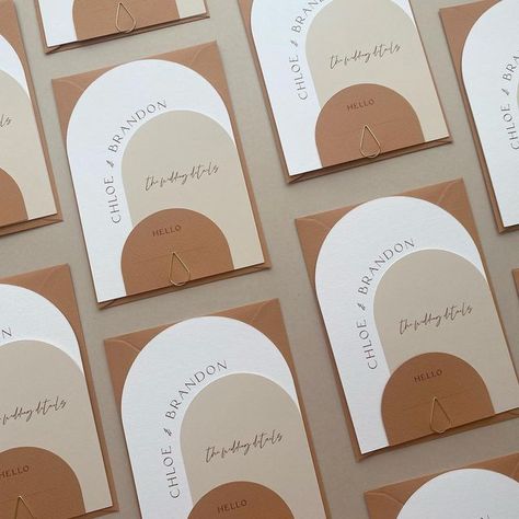 Lucy | Wedding Stationery on Instagram: "Head over heels for our new BLAKE 🧡 suite I love how the details card and RSVP create a layered effect with the important details hidden underneath! #weddinginvitation #weddingstationery #bridesmaid #weddinginvite #luxuryweddinginvitations #weddingideas #weddinginspiration #weddinginspo #weddingstyling #luxurywedding #bride #engaged #destinationwedding #weddingstationery #bridesupnorth #rockmywedding #stylemepretty #weddingsparrow #weddingstyling #wedd Designer Wedding Invitations, Rounded Wedding Invitation, Layered Invitations, Wedding Invitation Arch, Wedding Invitation Modern, Arch Wedding Invitation, Wedding Invitation Designs, Wedding Invitations Modern, Arch Logo