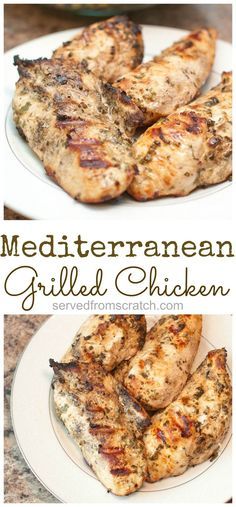 Super easy Mediterranean Grilled Chicken Breasts: Mediterranean Grilled Chicken, Chicken Thights Recipes, 1000 Calorie, Easy Mediterranean Diet Recipes, Resep Diet, Grilling Chicken Breast, Grilled Chicken Recipes, Mediterranean Diet Recipes, Poultry Recipes