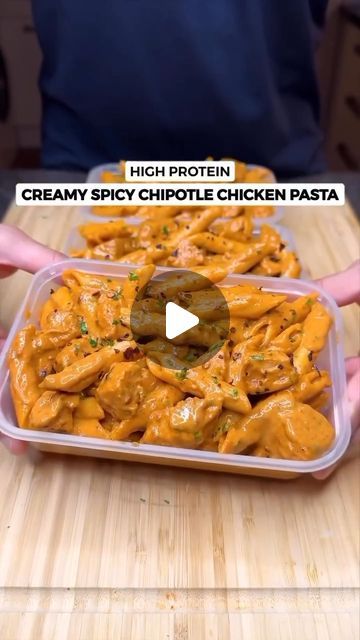 High protein recipes on Instagram: "Follow @gymratfoodys 🔥
High Protein Creamy Spicy Chipotle Chicken Pasta! Only 533 Calories🍗🧀🌶️By @jalalsamfit

Macros per Serving (4 Total)

533 Calories | 55g Protein | 50g Carbs | 13g Fat

Ingredients (4 Servings)

Chipotle Chicken

- 700g Raw Chicken Breast Cubed
- 80g Chipotle Chilli Paste (Brand: Waitrose - you can use any brand you have available)
- 4 Garlic Cloves Minced
- 25g Honey
- 1 Whole Lime Juiced
- 1.5 tsp Salt, Cumin, Smoked Paprika
- 15g Light Butter for cooking
- 200g Uncooked Penne Pasta / 450g Cooked Pasta (You can use protein pasta for this)

Creamy Sauce

- 300ml Low Fat Milk
- 160g Light Cream Cheese (brand: Philadelphia)
- 40g Grated Parmesan
- 50g Chipotle Paste (Same Brand)
- Chipotle Chilli Flakes or Regular Chilli Flakes
- Creamy Chipotle Chicken Pasta, Low Calorie Chicken Pasta Recipes, Spicy Chipotle Chicken, Chipotle Chilli, Chipotle Chicken Pasta, Protein Pasta Recipes, Spicy Chicken Pasta, Chipotle Pasta, Chipotle Recipes Chicken