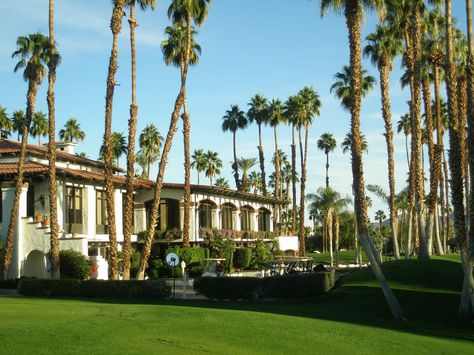 Monterey Country Club - Clubhouse. Palm Desert, CA Palm Springs Country Club, Desert Hot Springs, Country Clubs, Rancho Mirage, Cathedral City, American Pie, Coachella Valley, Palm Desert, Tree Christmas