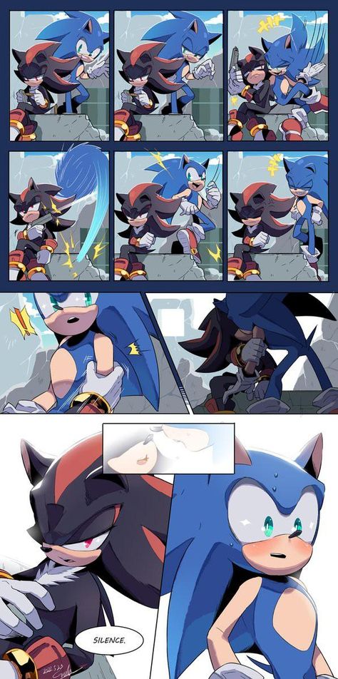 Sonic X Shadow Fanart, Sonic The Movie, Sonic Videos, Sonic Heroes, Sonic Fan Characters, Sonic Franchise, Hedgehog Art, Sonic And Shadow, Sonic Fan Art