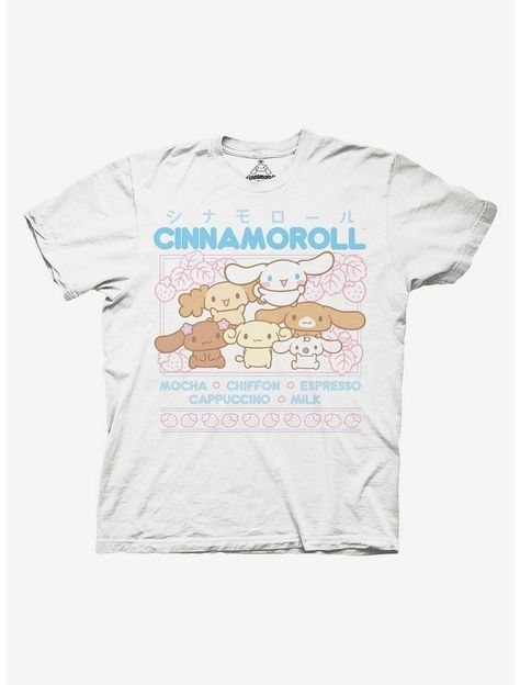 Cinnamoroll Family, Mocha Milk, Sanrio Clothes, Cute Pups, Disney Valentines, Plus Size Fits, Girls T Shirt, Socks And Tights, You Rock