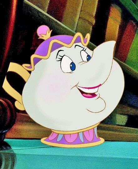 "Mrs. Potts" {Angela Lansbury}~ Beauty & the Beast. Mrs Potts Beauty And The Beast, Beauty And The Beast Mrs Potts, Beauty And The Beast Teapot, Mrs Potts, Beauty Beast, Angela Lansbury, Character Board, Drawing Stuff, Tea Pot