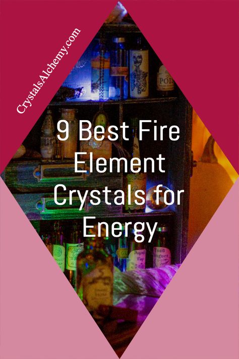 Fire Element Crystals are Powerful Tools for Protection and Purification. Use these to increase Vitality, Energy, Enthusiasm or Willpower. #FireElementCrystals #HealingCrystals #CrystalHealing #FireCrystals Earth Air Fire Water, Elemental Magic, Classical Elements, Fire Element, Energy Work, Holistic Healing, Energy Crystals, Healing Properties, Spiritual Growth