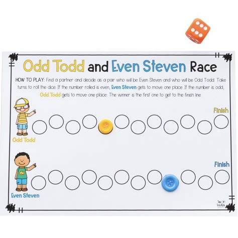 Odd Even Activities, Even And Odd Activities, Even Odd Numbers Activities, Even Odd Activities, Odd And Even Numbers Activities, Odds And Evens Games, Even Steven Odd Todd Activities, Even Odd Numbers, Odd Even Numbers Activities