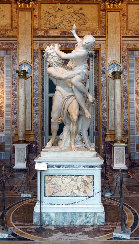 Pluto And Proserpina, Gain Lorenzo Bernini, Bernini Proserpina, Gian Lorenzo Bernini Sculpture, Sculpture Poses, Bernini Sculpture, Baroque Sculpture, Galleria Borghese, Gian Lorenzo Bernini