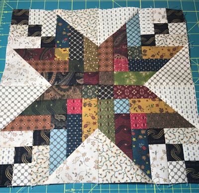 Farmhouse Stars Quilt Pattern, Kim Diehl Quilt Patterns, Kim Diehl Quilts Free Pattern, Kim Diehl Quilts, Stars Quilt Pattern, Quilts Blocks, Missouri Quilt, Strip Piecing, Kim Diehl