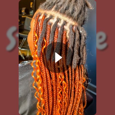 Afro Braiding Process Orange Braids For Black Women, Bora Braids, Orange Braids, Braids For Black, Braids For Black Women, Consumer Health, Bora Bora, About Fashion, Enjoy It