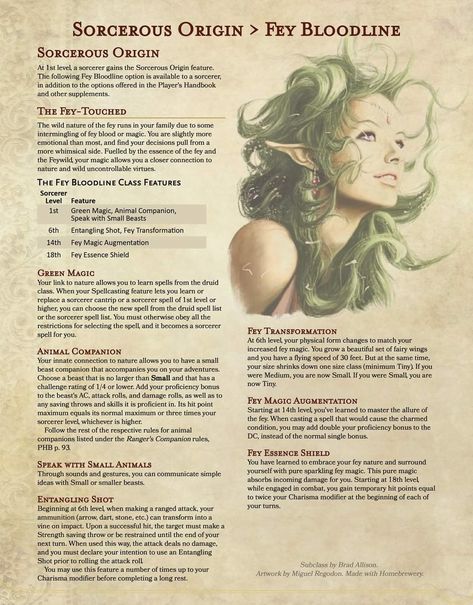 Sorcerous Origin, Dnd Sorcerer, Dungeons And Dragons Races, Dnd Druid, D D Races, Dnd Character Sheet, Dnd Stories, D D Classes, Dnd Races