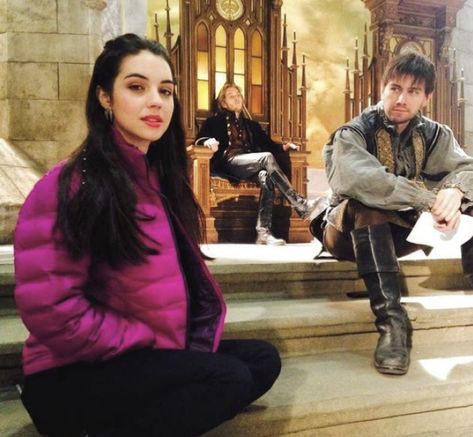 Reign Behind The Scenes, Reign Queen Mary, Reign Bash And Mary, Queen Mary Of Scots, Reign Bash, Frary Reign, Mary Of Scots, Bash And Mary, Reign Cast