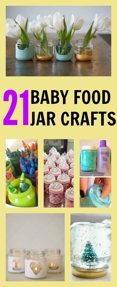 21 epic baby food jar crafts #diy Jar Crafts Diy, Baby Jar Crafts, Jars Crafts, Baby Jars, Baby Food Jar Crafts, Food Jars, Baby Food Jars, Diy Jar Crafts, Jar Diy