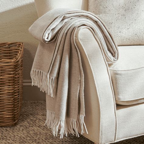 Neutral Blanket, Work Anywhere, Cream Throw, Types Of Weaving, Taupe Grey, Diagonal Stripes, White Gloves, Chevron Pattern, Weaving Techniques