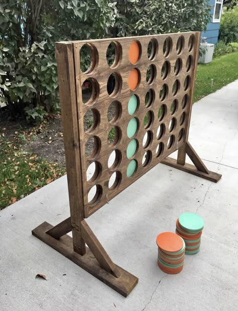 Wooden Garden Games, Backyard Games Diy, Giant Yard Games, Diy Yard Games, Wood Games, Garden Games, Backyard Entertaining, Wooden Games, Backyard Play