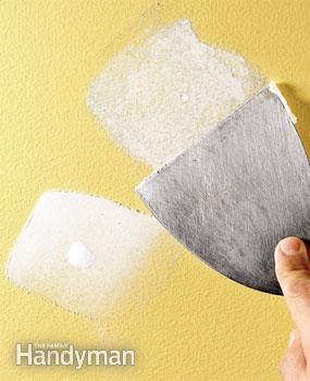 Preparing Walls for Painting: Problem Walls | Family Handyman Preparing Walls For Painting, Patching Drywall, Sheetrock Repair, Wall Repair, Drywall Installation, Diy Handyman, Dry Wall, Drywall Repair, Home Improvement Loans