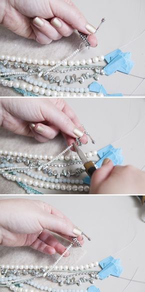 Diy Statement Necklace, Bridal Statement Necklace, Buy Watches, Homemade Jewelry, Jewelry Making Tutorials, Diy Schmuck, Bijoux Diy, Jewelry Projects, Jewelry Tutorials