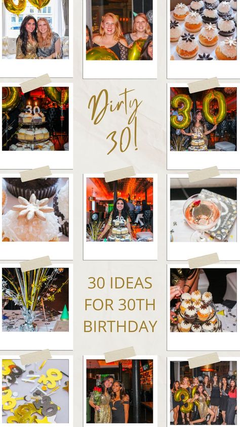 Is your Dirty 30 birthday coming up? Use this list of 30 ideas to celebrate your 30th birthday and prepare for another incredible decade of life. You'll find party themes, birthday travel ideas, gifts to yourself and even big life changes to consider during this milestone event. #30thbirthday #dirty30 #thirty #birthdayparty Birthday Travel Ideas, Dirty 30 Birthday, 30 Birthday, Birthday Travel, Dirty 30, The Art Of Storytelling, Digital Storytelling, Design Hack, Best Blogs