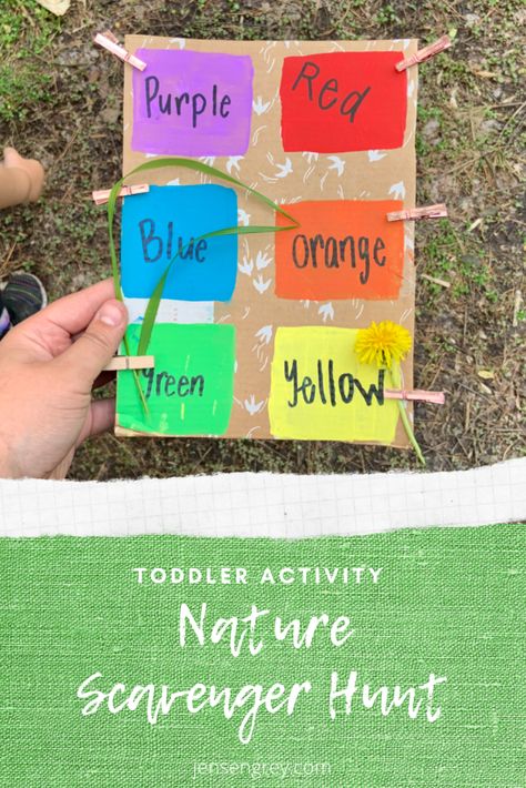 Toddler Scavenger Hunt, Preschool Scavenger Hunt, Nature Scavenger Hunt, Connecting With Nature, Toddler Outdoor, Scavenger Hunt For Kids, Toddler Activity, Autumn Activities For Kids, Spring Crafts For Kids