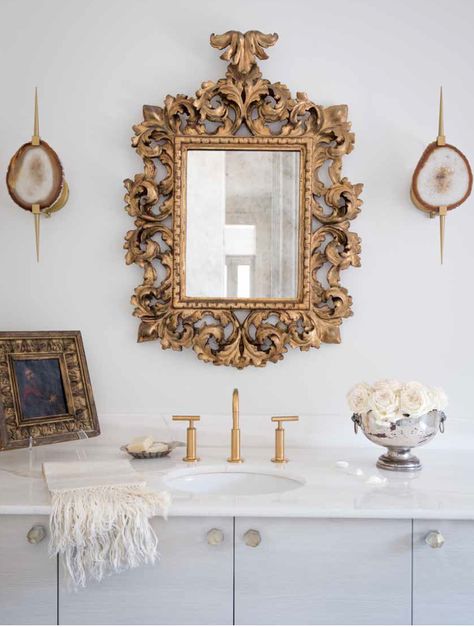 Modern Antiquity Parisian Style Interior, Tara Shaw, Luxury Bathroom Ideas, Elegant Bathroom Design, Home Designing, Neoclassical Design, Antique Photography, Hello Lovely, Iron Chandeliers