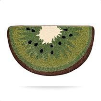 Kiwi Slice, Cartoon Bathroom, Indoor Door Mat, Indoor Door, Indoor Doors, Indoor Door Mats, Cute Fruit, Fruit Design, Shower Mat