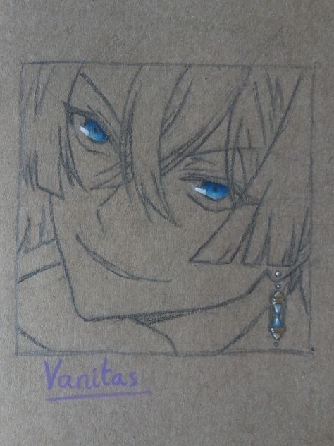 Dessin de Vanitas Vanitas Drawing, Anime Sketch, Printable Stickers, Manga Drawing, Bungou Stray Dogs, Case Study, Anime Drawings, Sketch Book, Character Design