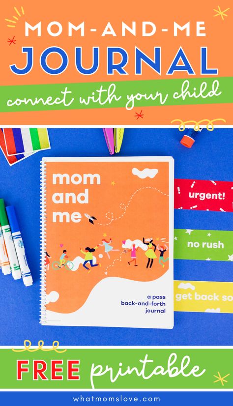 Looking to connect with your kids? This free printable Mom-and-Me Journal is the answer! Strengthen your mother daughter or mother son relationship and form memories in the process. Includes thought starters, prompts, questions, fill-in-the-blanks and more! What I Love About Mom Printable, Mother Daughter Printable, Mother And Son Journal, New Mom Journal, Mother Daughter Journal Diy, Mother Daughter Journal Prompts, Mom And Me Journal, Mother Son Journal, Toddler Journal