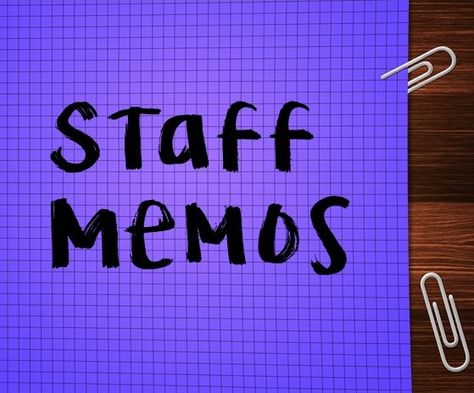 As a former elementary principal, I was crazy enough to send weekly staff memos. It was grueling at first to keep up until I developed a few tricks Principal Newsletter To Staff, Assistant Principal Office, Admin Ideas, Principal Ideas, Faculty Meetings, Elementary School Principal, Elementary Principal, Principals Office, Job Tips