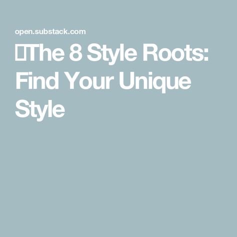 🌱The 8 Style Roots: Find Your Unique Style Ripped Tights, Style Roots, Metallic Trousers, Style Types, Color Pallete, Polka Dots Fashion, Different Aesthetics, Gothic Rock, Wedding Guest Looks